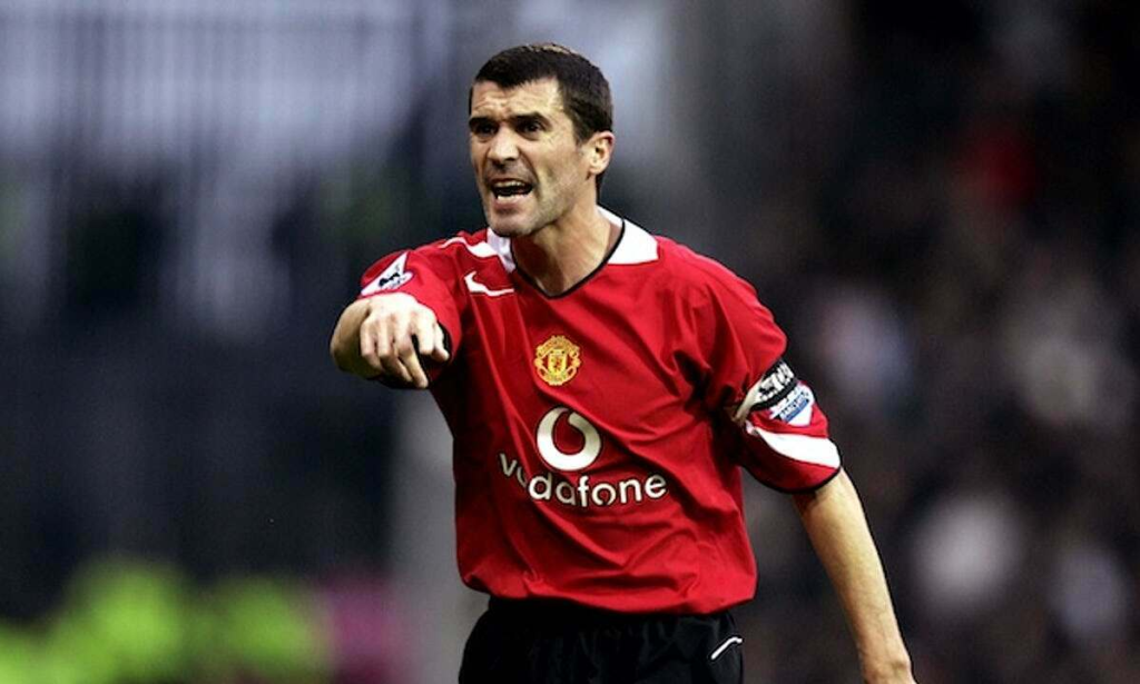 Cầu thủ Roy Keane là một trong những cầu thủ nóng tính trên thế giới