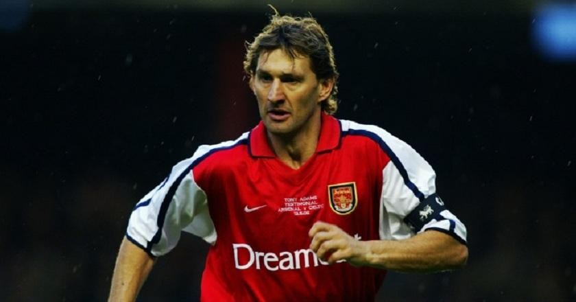 Adams gắn bó với Arsenal suốt 22 năm